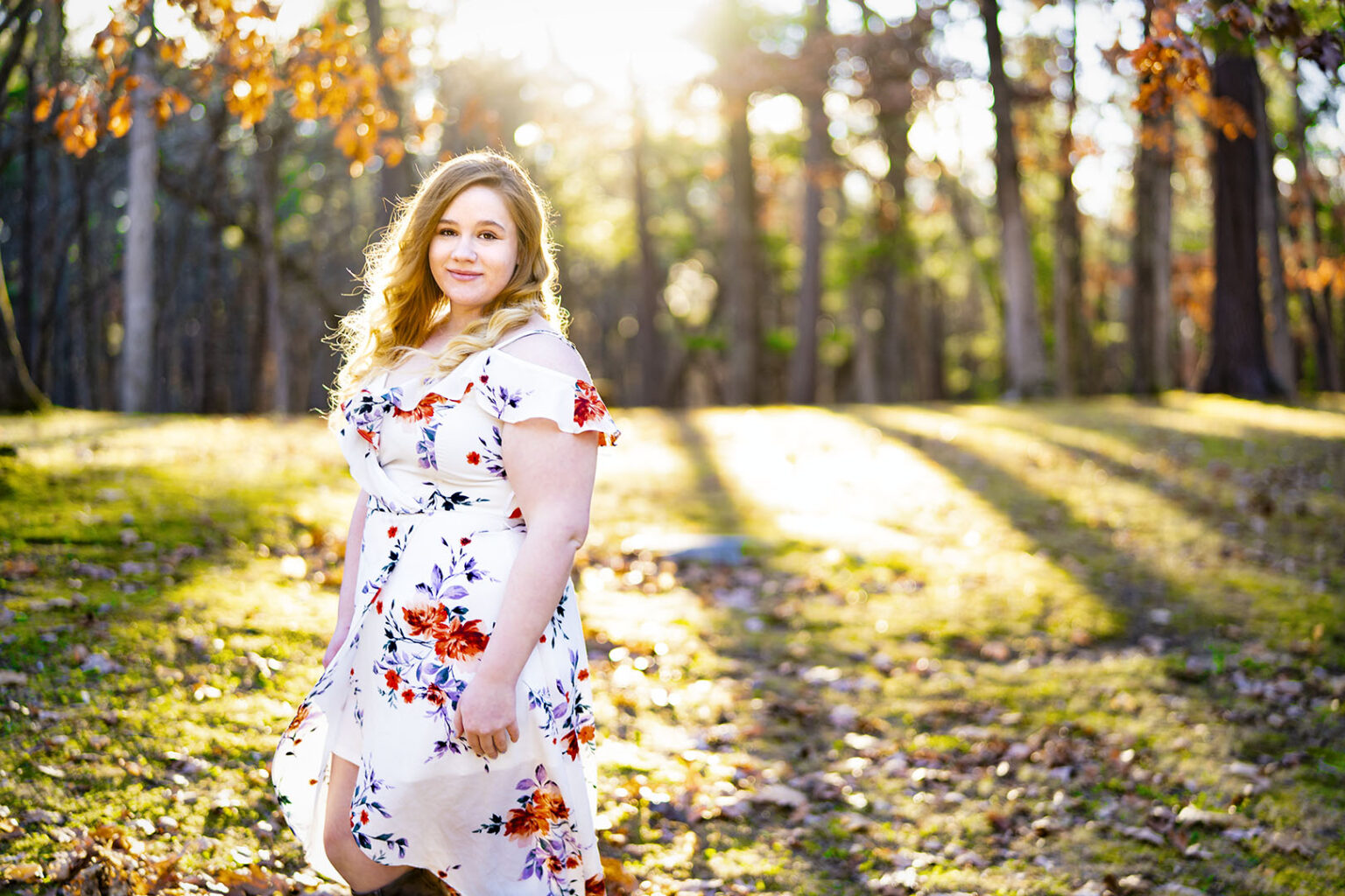 Girls senior photography at a Park in Greenville