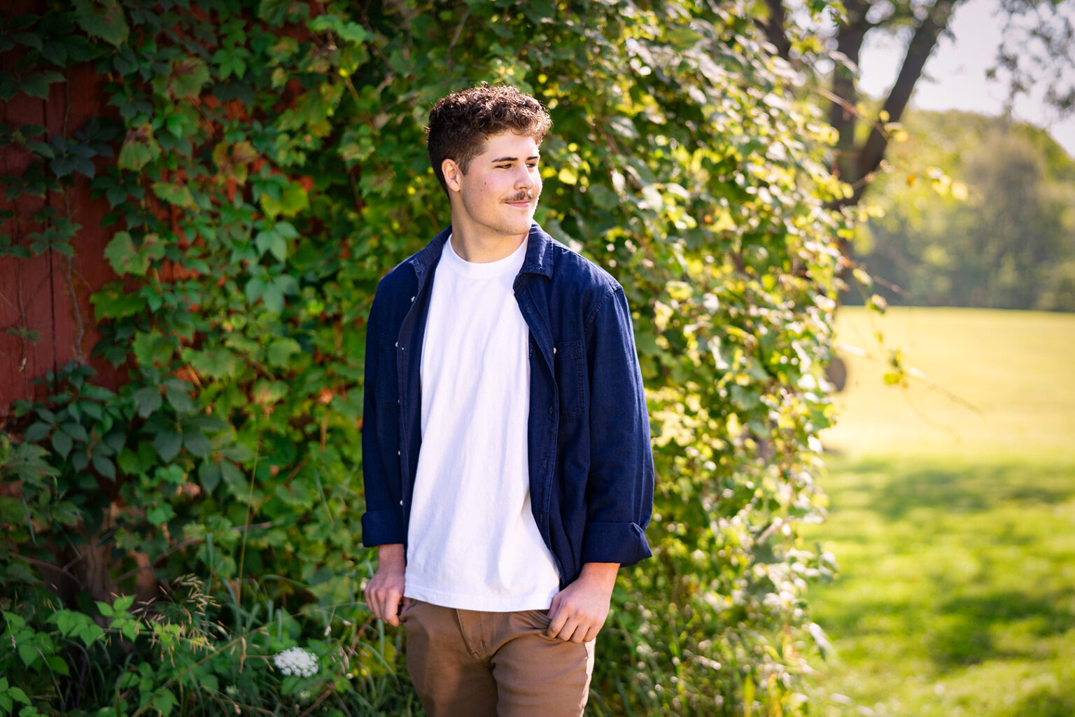 Senior portrait in Hastings MI