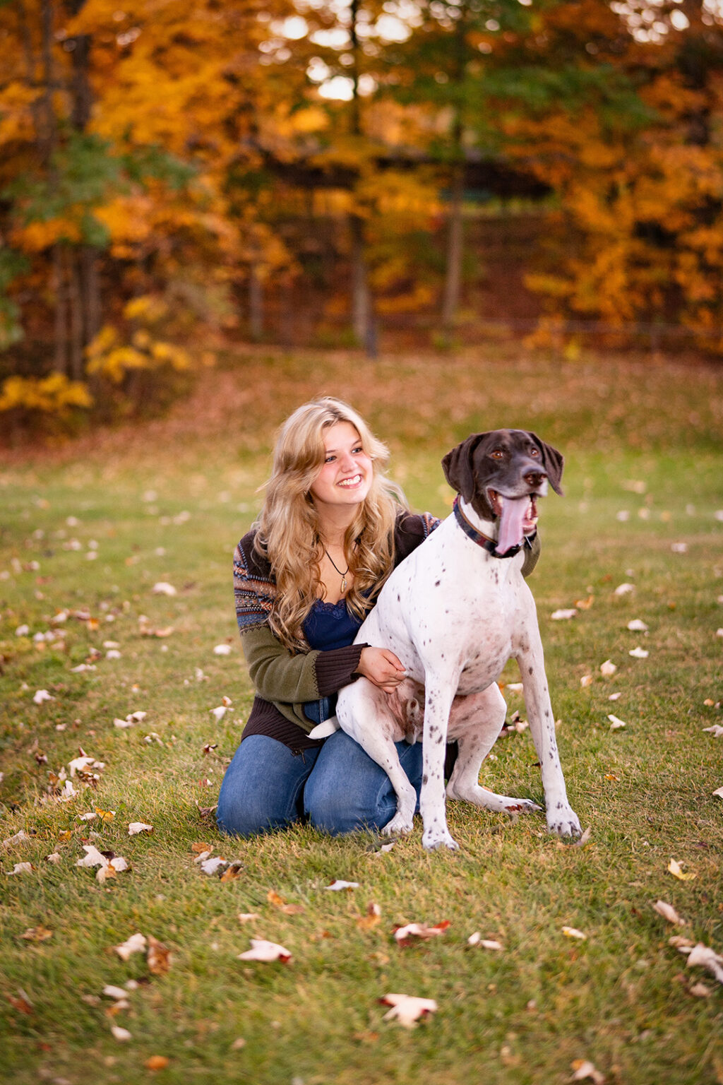 Girls senior picture in Lowell MI